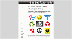 Desktop Screenshot of famous-symbols.com